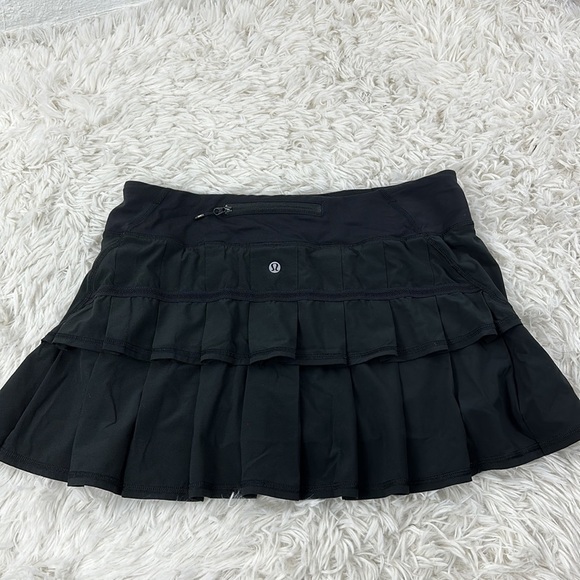 Lululemon Run: Pace Setter Skirt Black - Picture 7 of 9